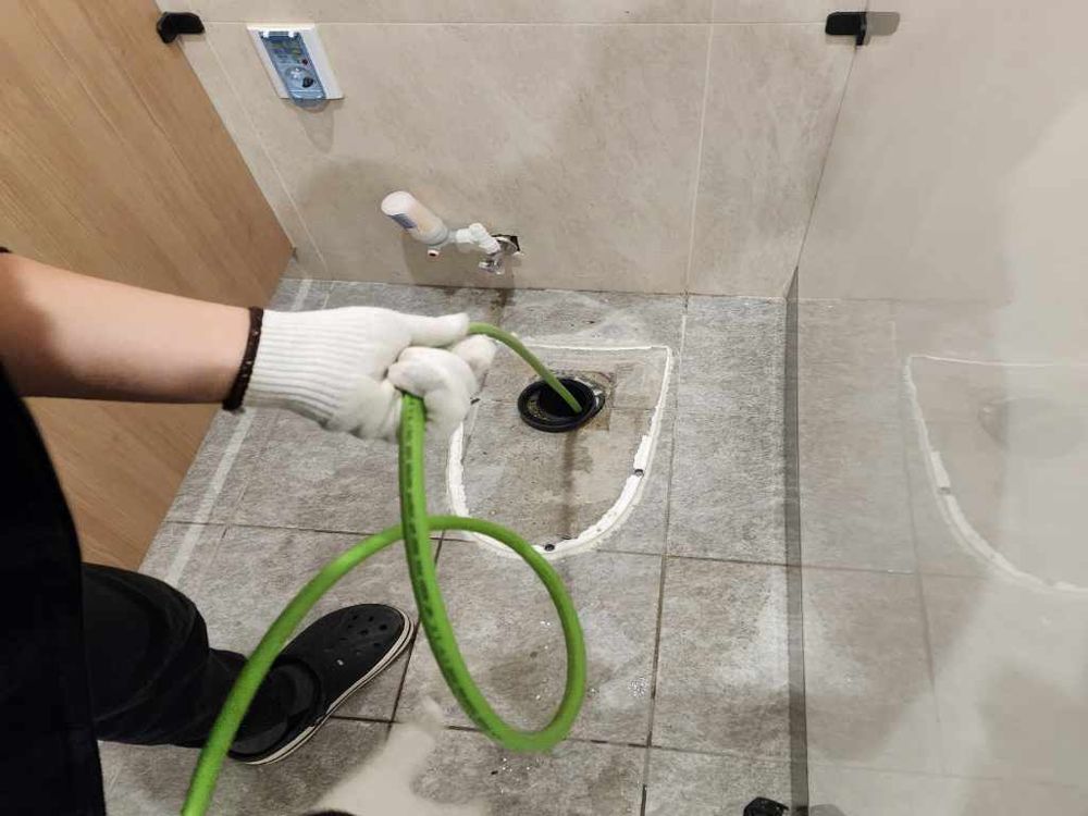 안성 화장실 바닥 배수구 고압세척
